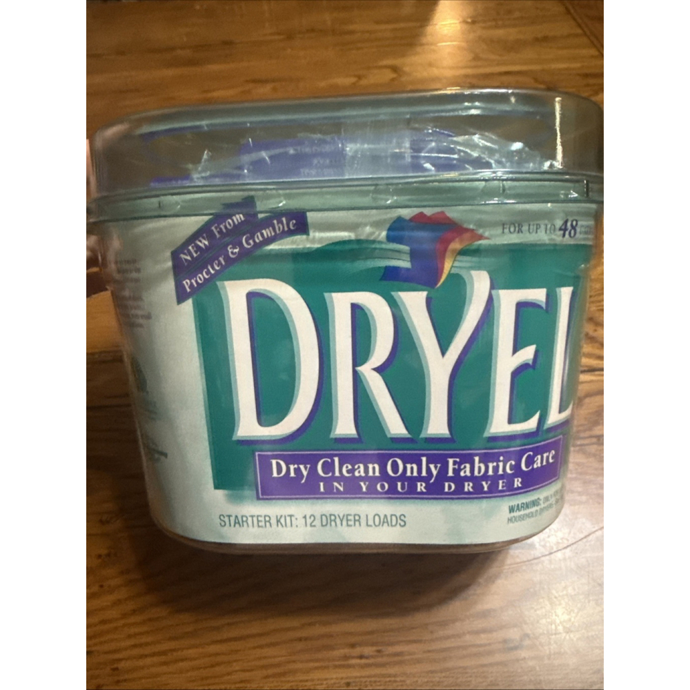 Dryel Original At Home Dry Cleaning Kit 12 (11) Loads 48 Garments Open Box